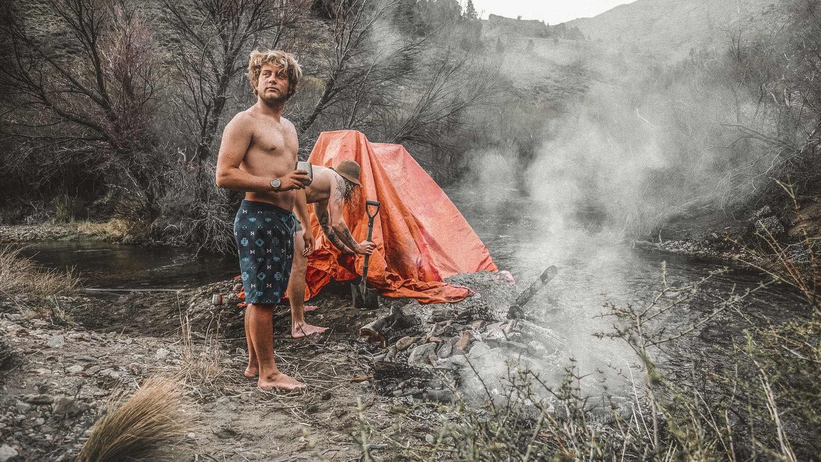 Wie man eine Busch-Sauna baut