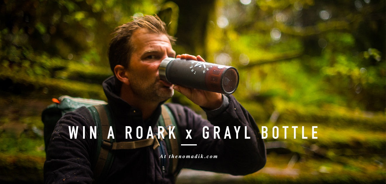 GEWINNEN SIE EINE ROARK X GRAYL PURIFIER FLASCHE!
