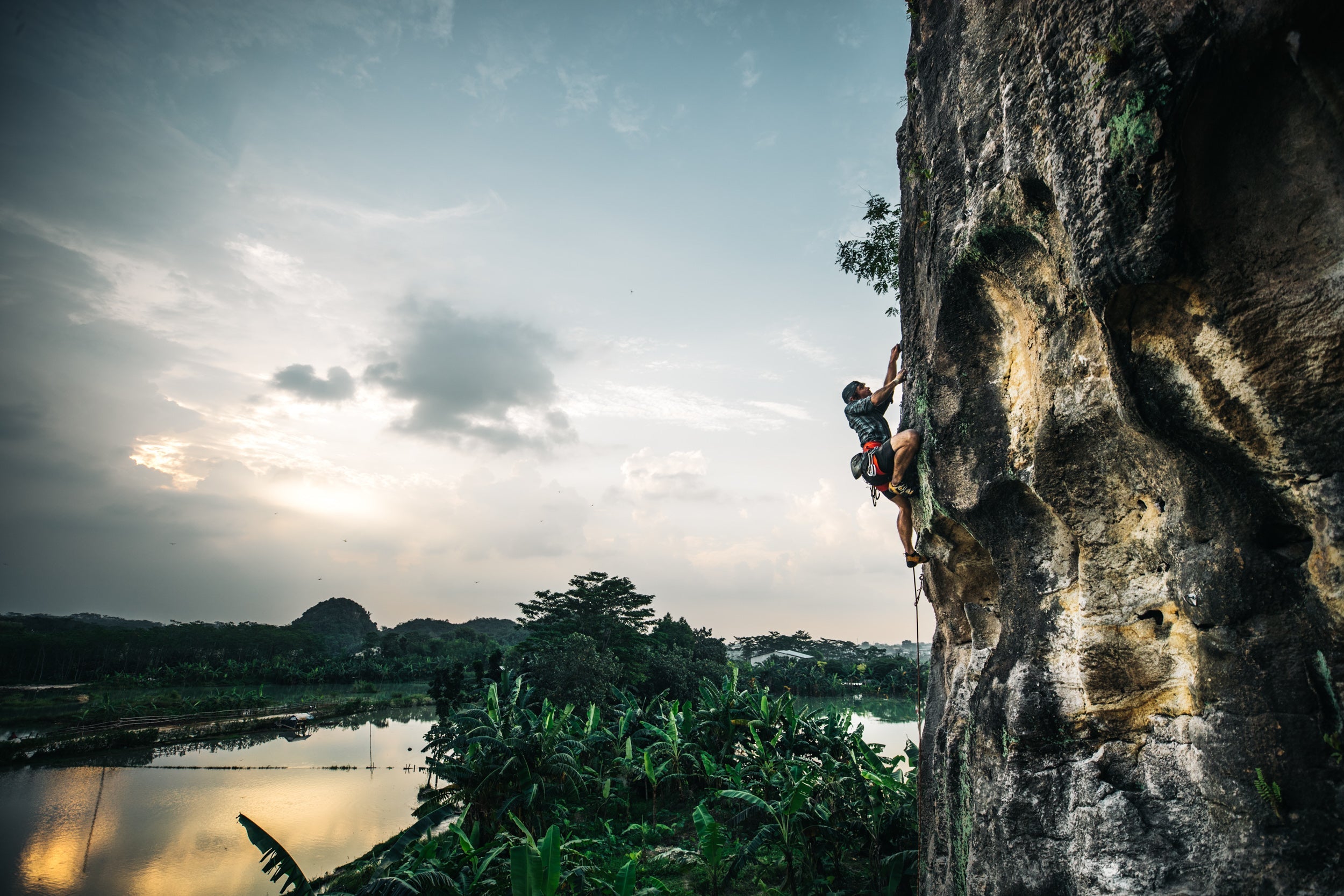 Klettern in Quarzhöhlen