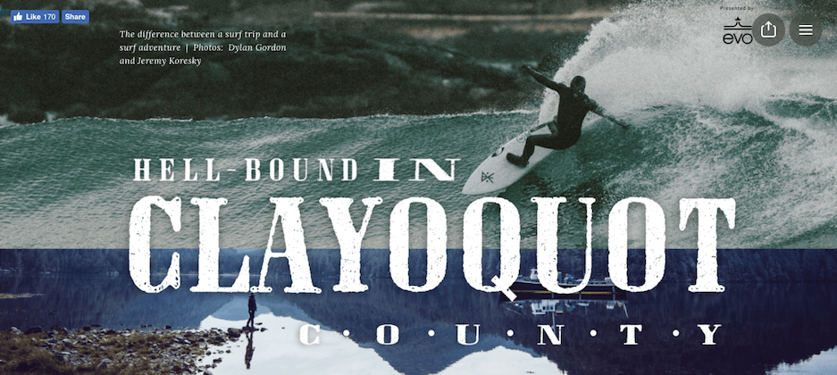 HÖLLENFAHRT IN CLAYOQUOT COUNTY!