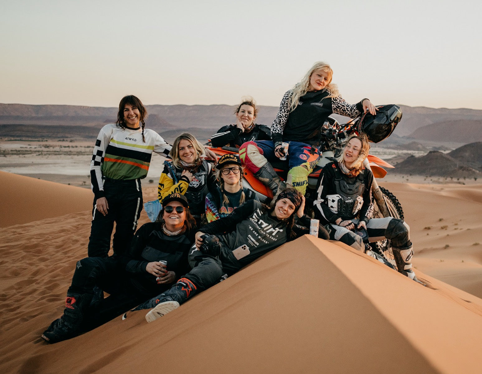 Violette Träume von Sahara-Sand