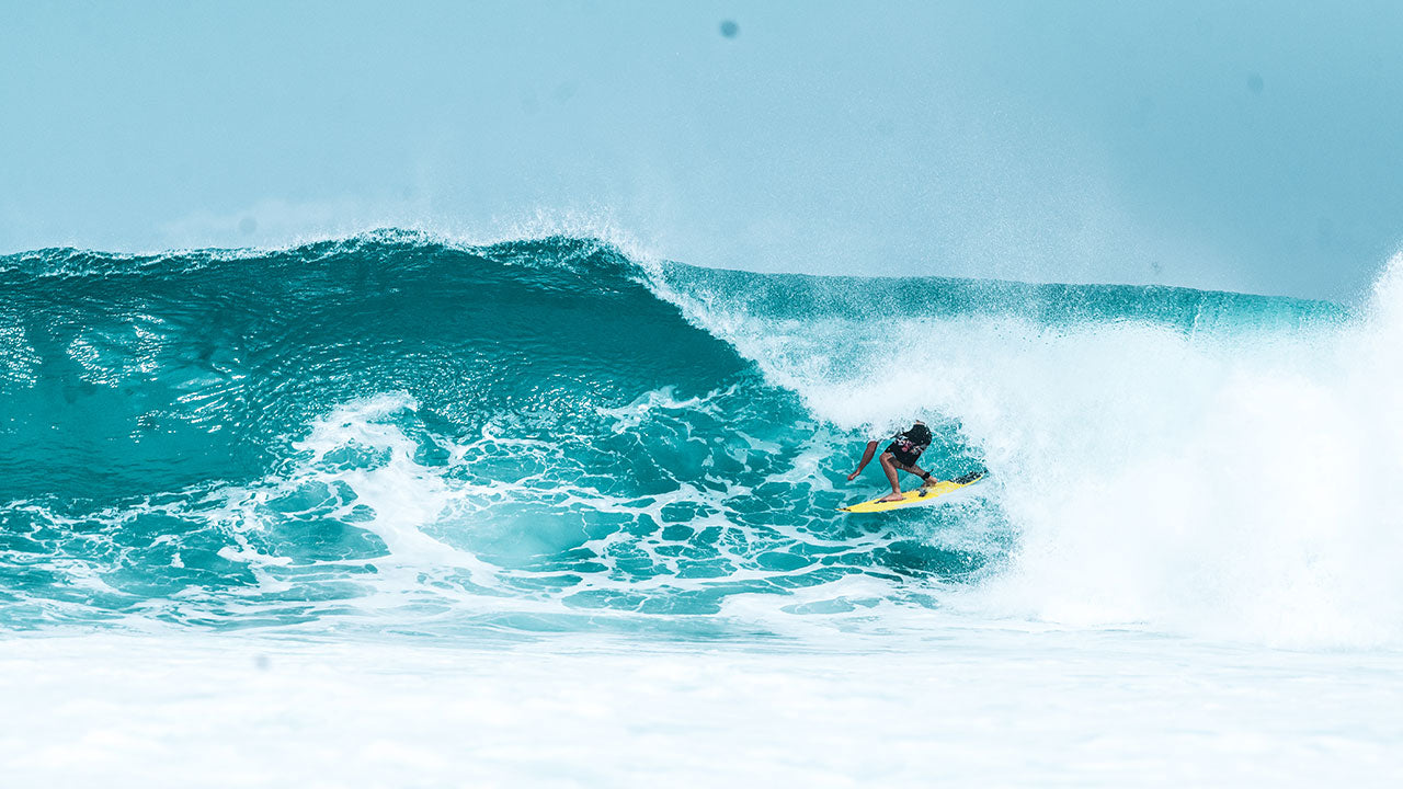 Nate Zoller auf der Suche nach Schatten. Foto: Dylan Gordon
